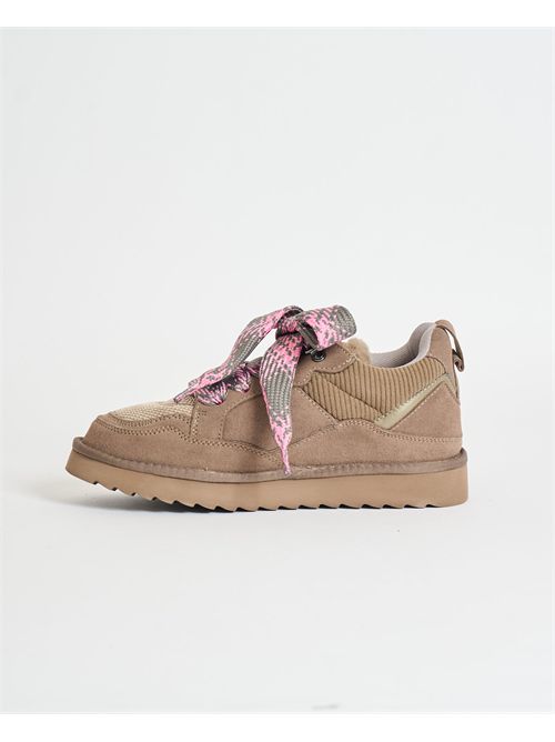 Colors of California women's suede leather sneaker COLORS OF CALIFORNIA | YW261TAU
